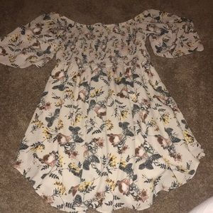 Off the shoulder dress